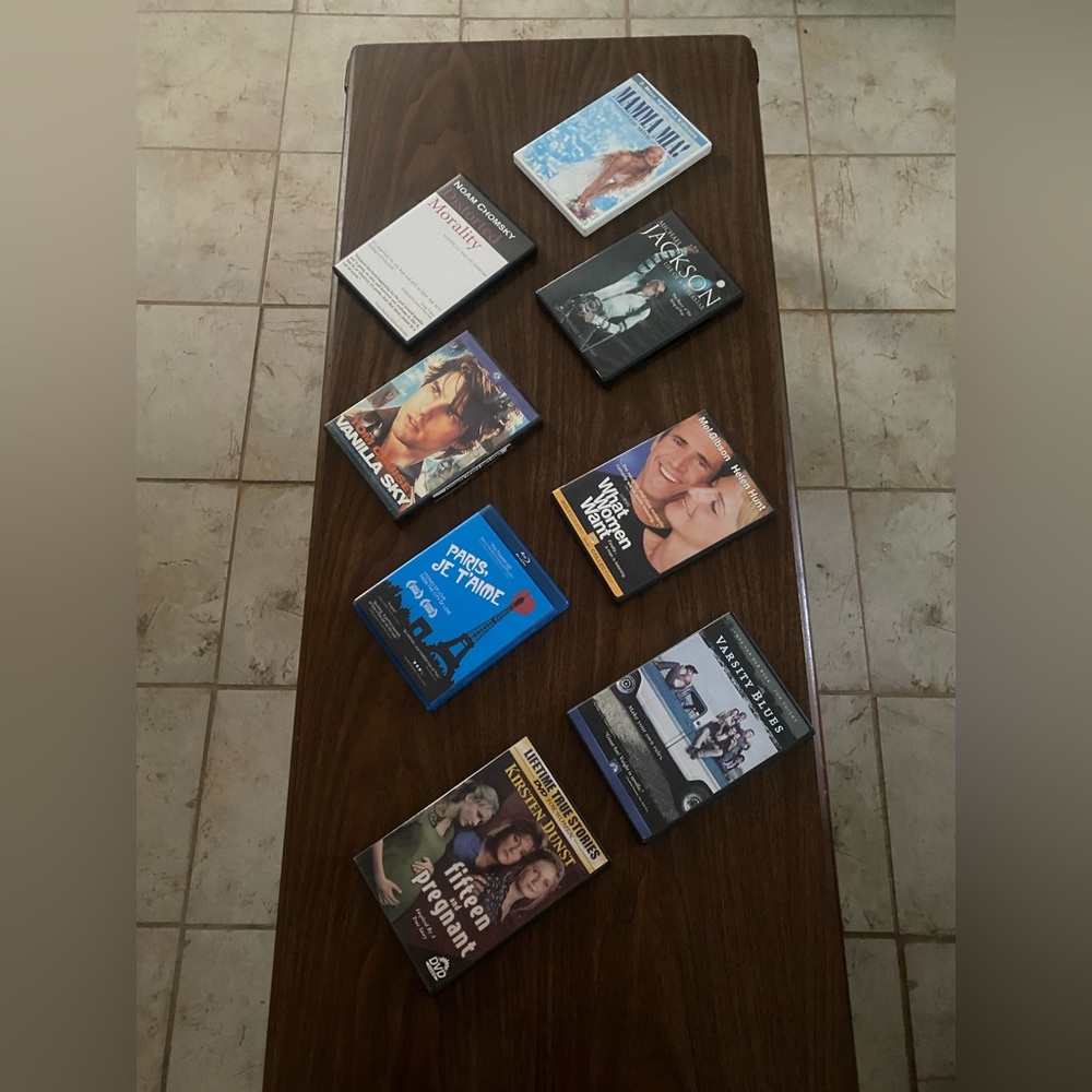 Bundle of 8 DVD movie Collection